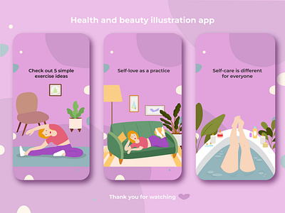 Health and beauty illustration app