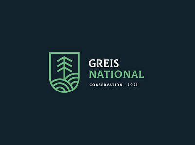 Greis National Conservation Logo & Identity app art branding design icon illustration illustrator logo minimal vector