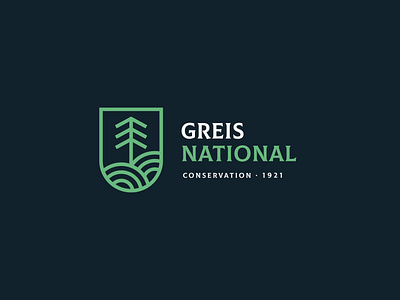 Greis National Conservation Logo & Identity