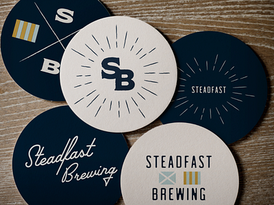 Steadfast Brewing Coaster Design