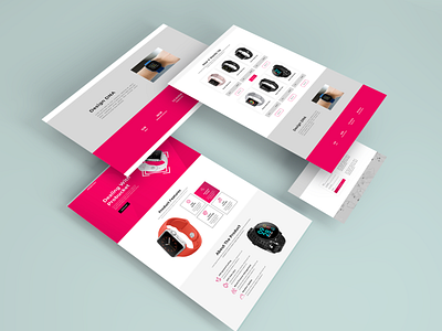 E-Commerce Web Landing Page UI