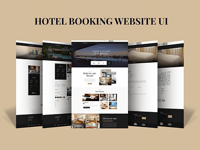 Hotel Booking Website UI adobe photoshop app ui e commerce design graphic design psd template ui design ui kit ui template uiux website concept