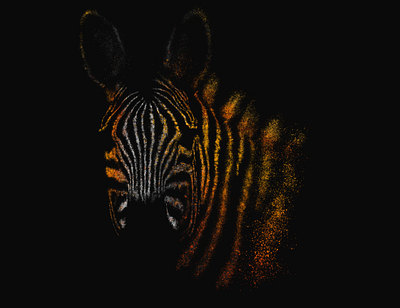 Zebra animal art art for sale branding canvas print design digital painting fundraiser graphic art graphic design illustration jungle photoshop vector wild animal
