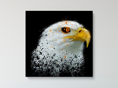 Glowball Eagle NFT america animal nft bird design digital painting eagle art eagle nft eagle painting graphic art graphic painting illustration nft nft art photoshop