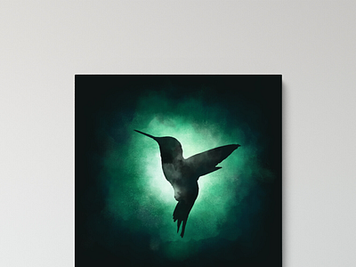 Hummingbird abstract painting animal art bird branding design digital painting graphic design hummingbird illustration photoshop