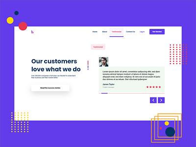 Testimonial section credibility daily ui challenge dailyui design feedback section section testimonial testimonial section