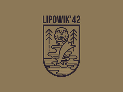 Lipovik 42 branding ckull design logo vector war ww2