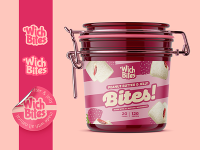 'Wich Bites branding design logo vector
