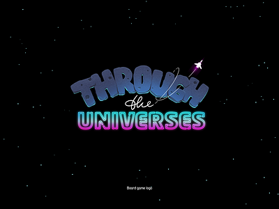Through the universes logo branding design graphic design illustration logo space vector