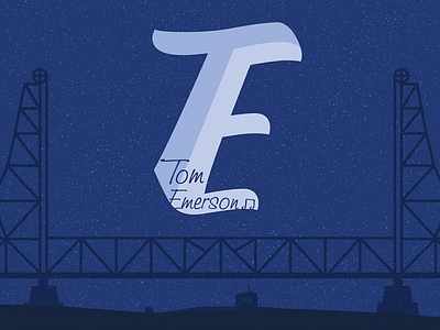 Tom Emerson - Logo & Gig Poster