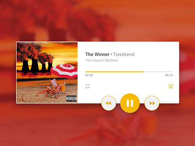 #04 | Music Player | 30 Days of UI Challenge design mobile music player sketch ui ux web