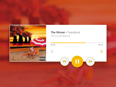 #04 | Music Player | 30 Days of UI Challenge