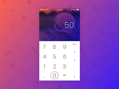 Daily Ui  #004 Calculator