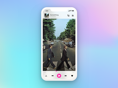 Daily Ui #009 Music Player 009 app dailyui iphonex musicplayer