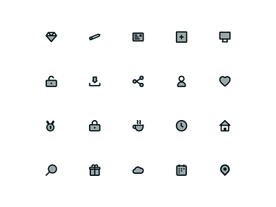 Some icons icon icon design uidesign