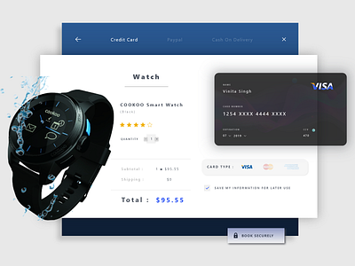 Credit Card Checkout page (Daily UI :: 002) daily ui shots dailyui dailyui002 design icon ui ux websites