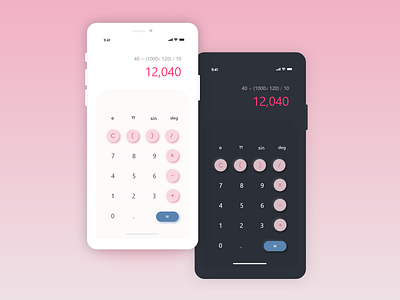 Calculator App (Daily UI :: 004) app daily 100 challenge daily ui shots dailyui dailyui004 design ui ux