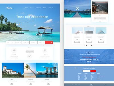 Travel Website Design design typogaphy ui ux website design websites