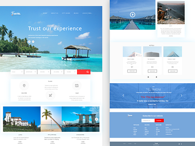 Travel Website Design