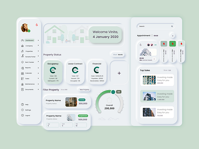 Property Dashboard UI Design