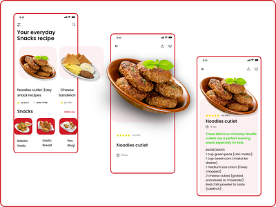 Snacks Recipes App