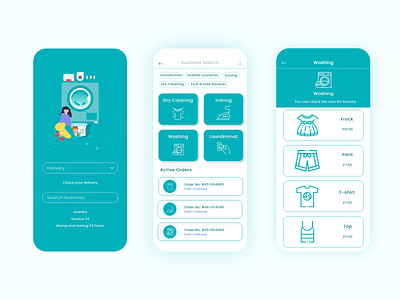 Laundry App Design