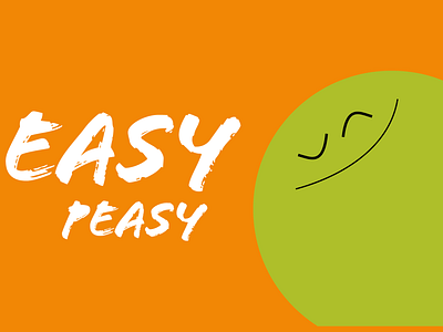 Easy Peasy after effects illustration