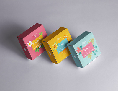 soap packaging box illustration package design