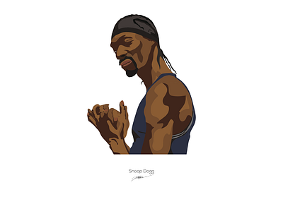 Snoop Dogg animation art branding design flat illustration illustrator minimal rappers snoop dogg vector