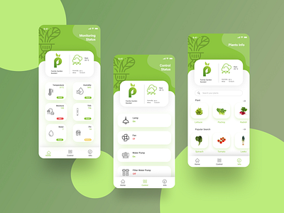Phita Ponic agriculture agriculture business consulting app farmers flat hydroponics icon iot development plant ui ui design ux