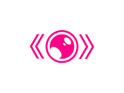 Lens branding design flat icon illustration logo vector