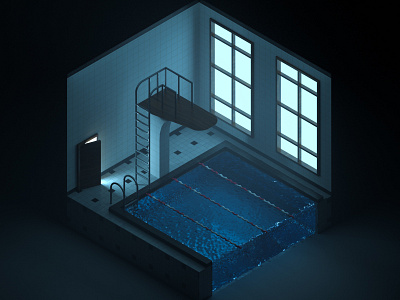 Swimming pool_dark