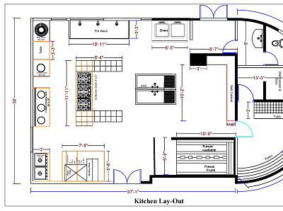 Restaurant kitchen Model pdf round page 001 2d architectural design autocad design furniture layout kitchen resturant