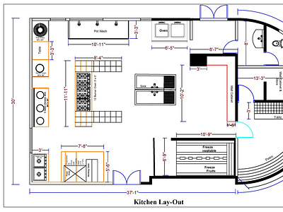 Restaurant kitchen Model pdf round page 001 2d architectural design autocad design furniture layout kitchen resturant