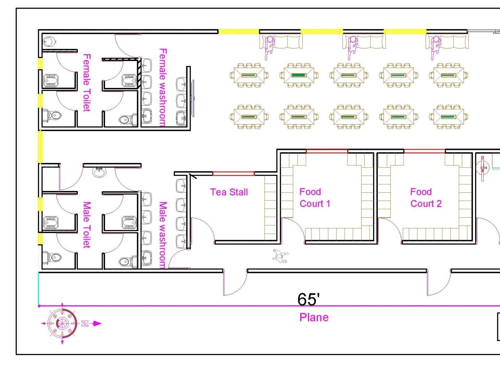 business plan of food court