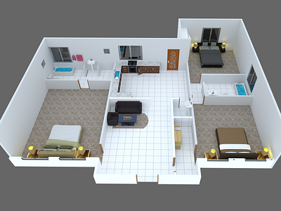 3D floor plan