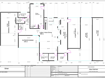 Floor plan design-2d