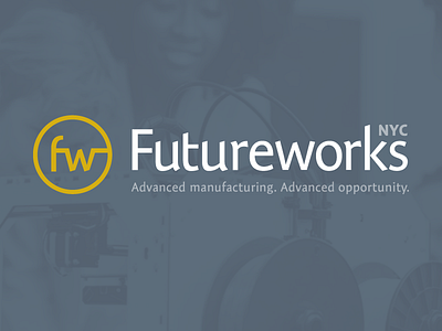 Futureworks branding identity logo manufacturing nyc tech