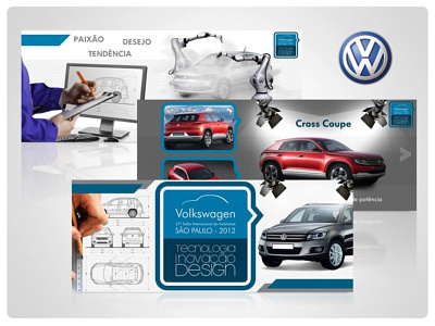 Apresentação da Volkswagen para o Salão do Automóvel presentation design