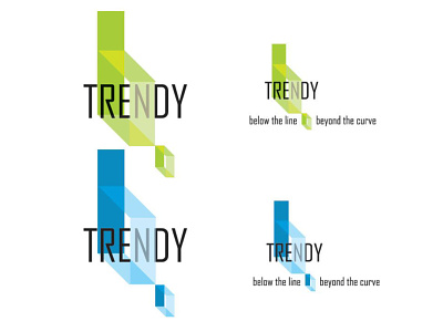 Logo B. Trendy logotype