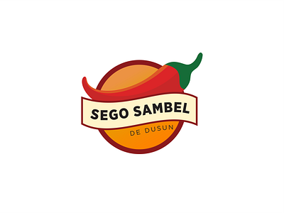 Sego Sambel De Dusun Logo branding design illustration illustrator logo