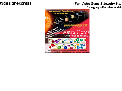 Facebook Ad. Astro Gems & Jewelry Inc.