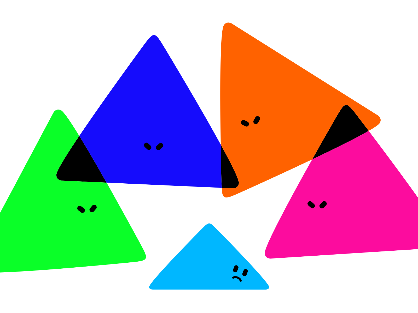 Bully Triangles by Hardik kumar on Dribbble