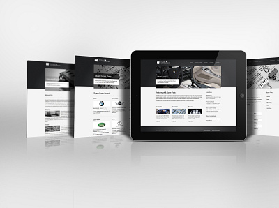 Double RR Web Design Tablet Mock Up branding logo web design webdesign webdesigner website wordpress