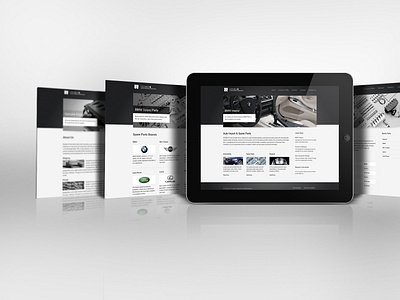 Double RR Web Design Tablet Mock Up