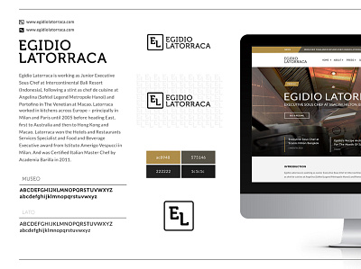 Egidio Latorraca branding design logo ux web design webdesign website wordpress