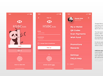 hsbckids UI/UX app appdesign ui ux uxui