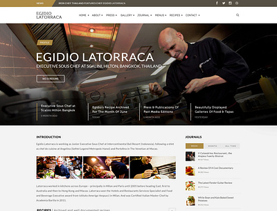 Egidio Latorraca Wordpress branding design logo ui ux web design webdesign webdesigner website wordpress