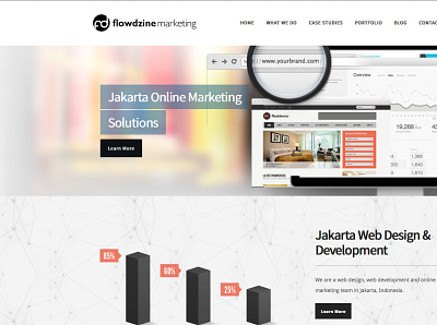 Flowdzine Marketing branding design logo ui ux web design webdesign website wordpress