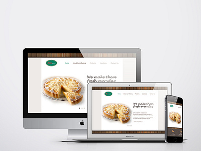 Lees Bakery html html css ux web design webdesign website